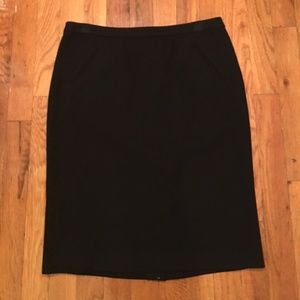 Classic Black Pencil Skirt